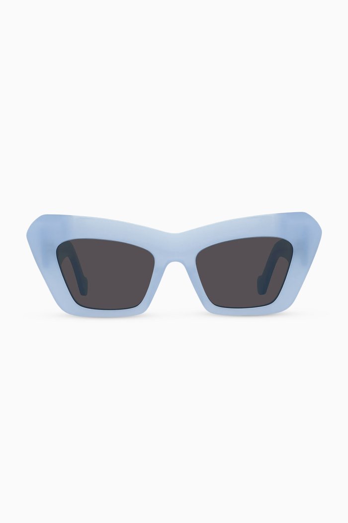 

Cat-eye Sunglasses in Acetate, Blue