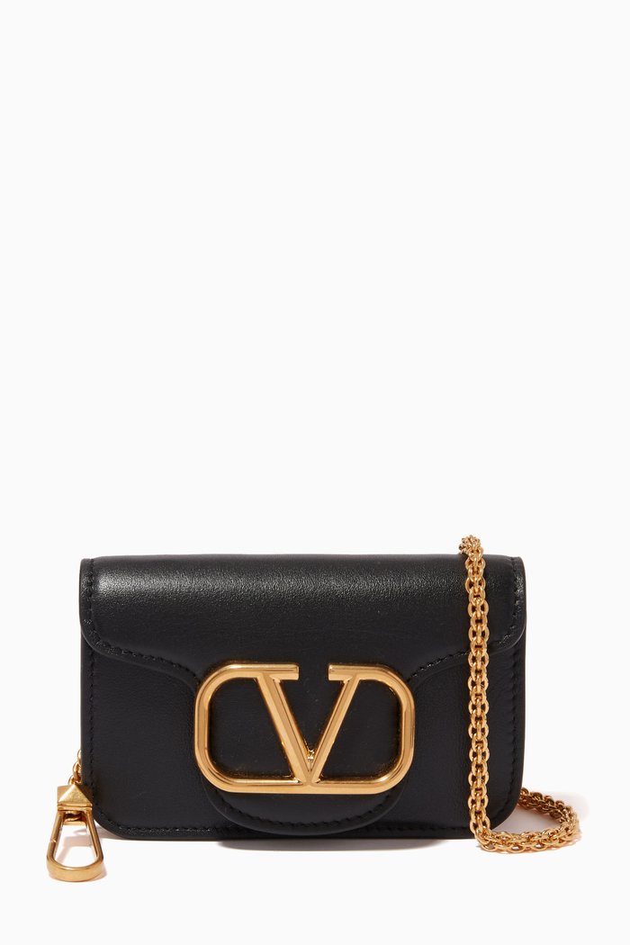 

Valentino Garavani Micro Loco Shoulder Bag in Nappa, Black