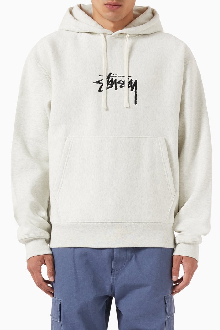 

Logo Hoodie in Fleece, Grey