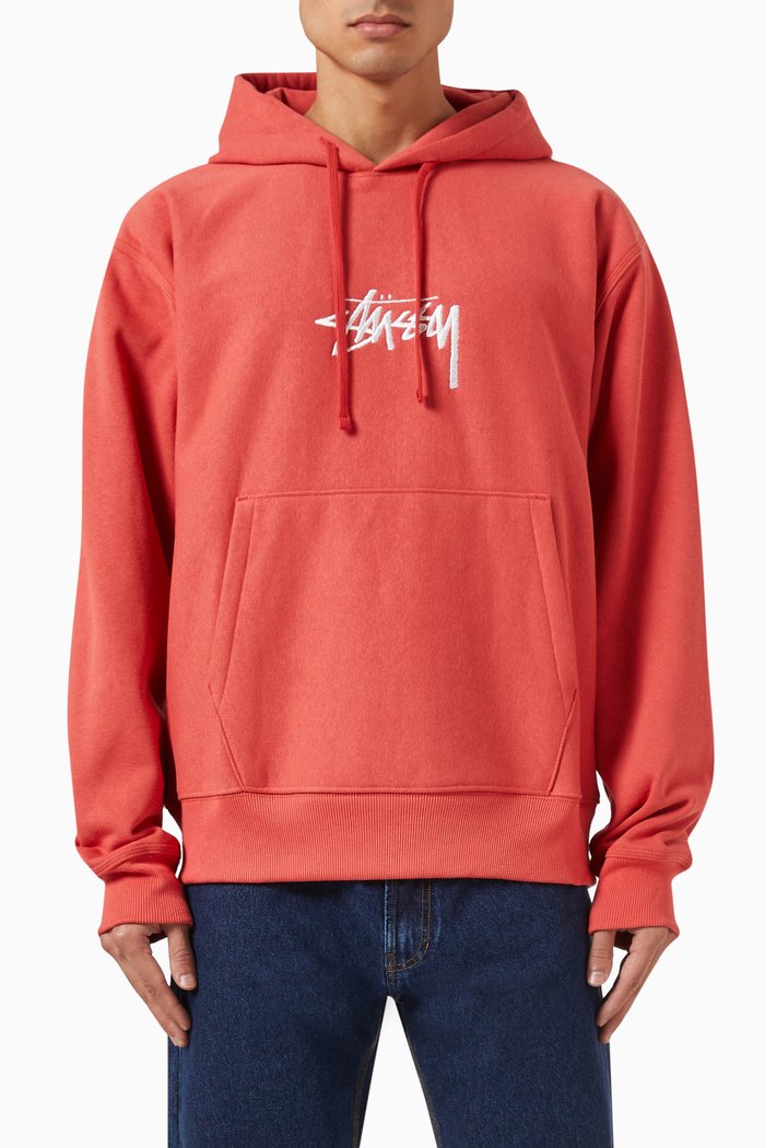 

Logo Hoodie in Fleece, Red