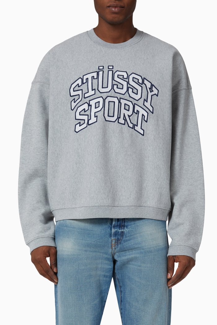 

Sweatshirt in Cotton, Grey
