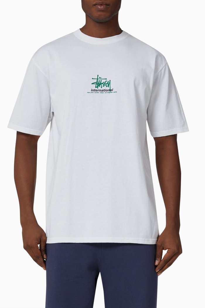 

International T-shirt in Cotton, White