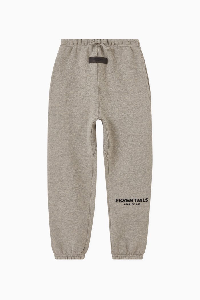 

Essentials Logo Sweatpants in Cotton-blend, Grey