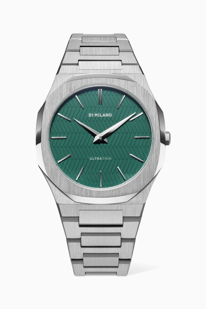 Montre Ultra Thin Quartz Watch, Silver