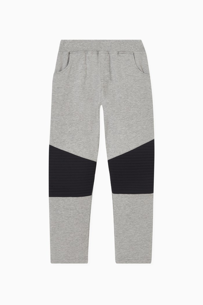 

Patch Sweatpants in Cotton, Grey