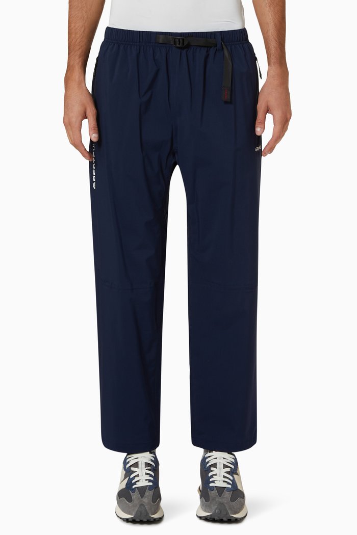 Pertex Packable Pant in Nylon, Blue