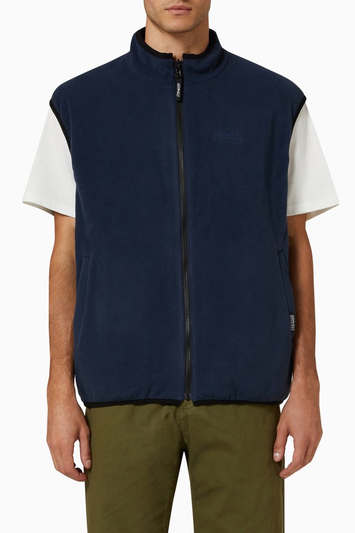 

Reversible Vest in Nylon, Blue