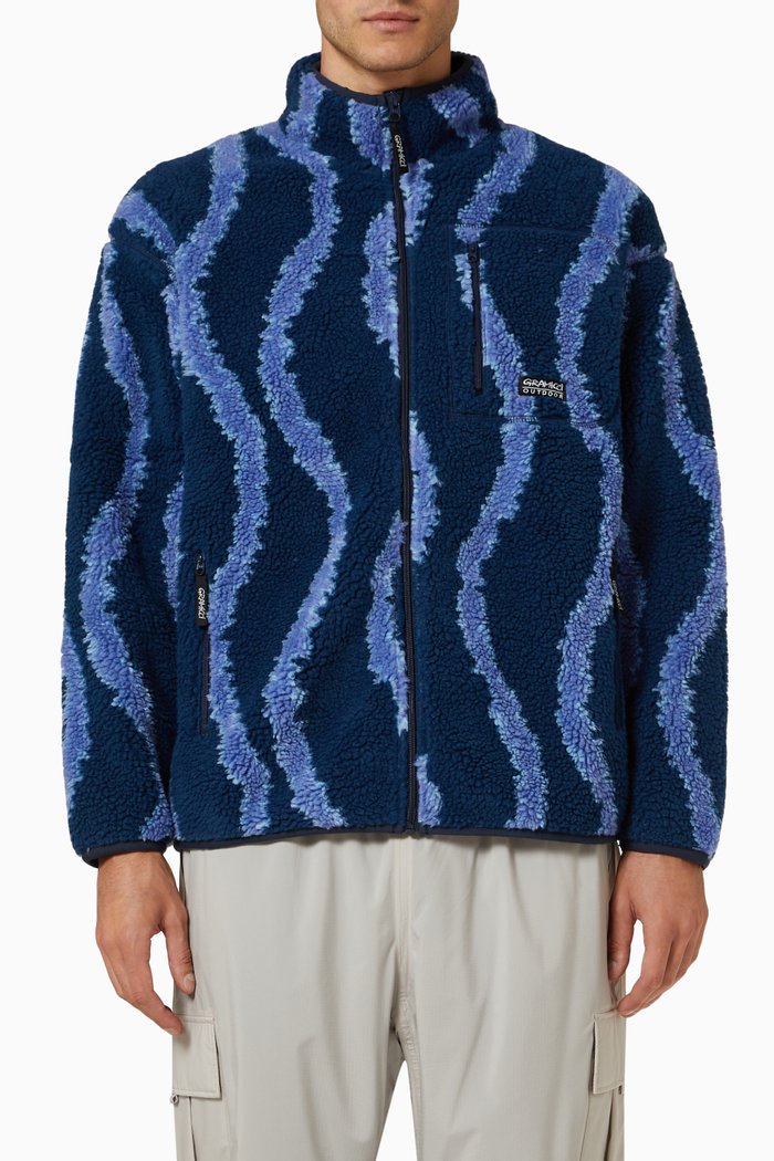 

Sherpa Jacket in Nylon, Blue