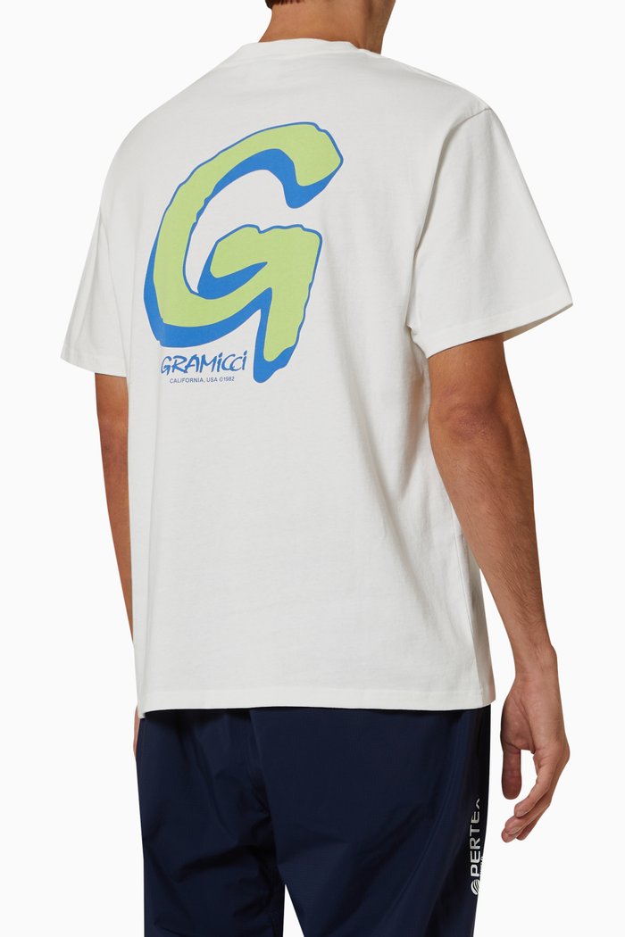 

Big G-Logo T-shirt in Organic Cotton Jersey, White
