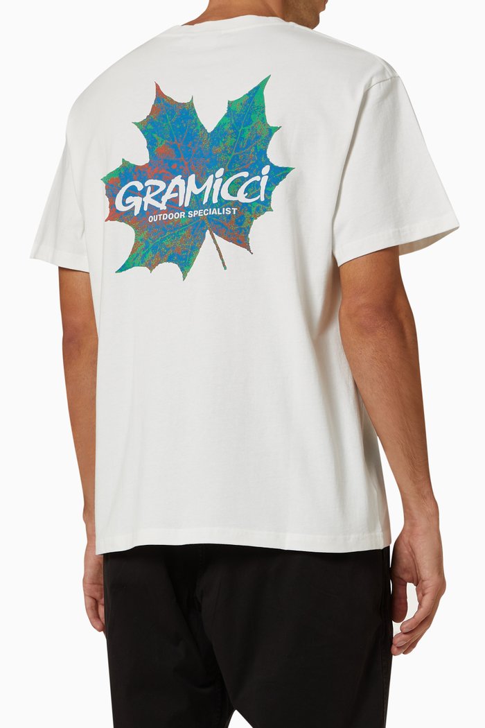 

Leaf T-shirt in Cotton, White