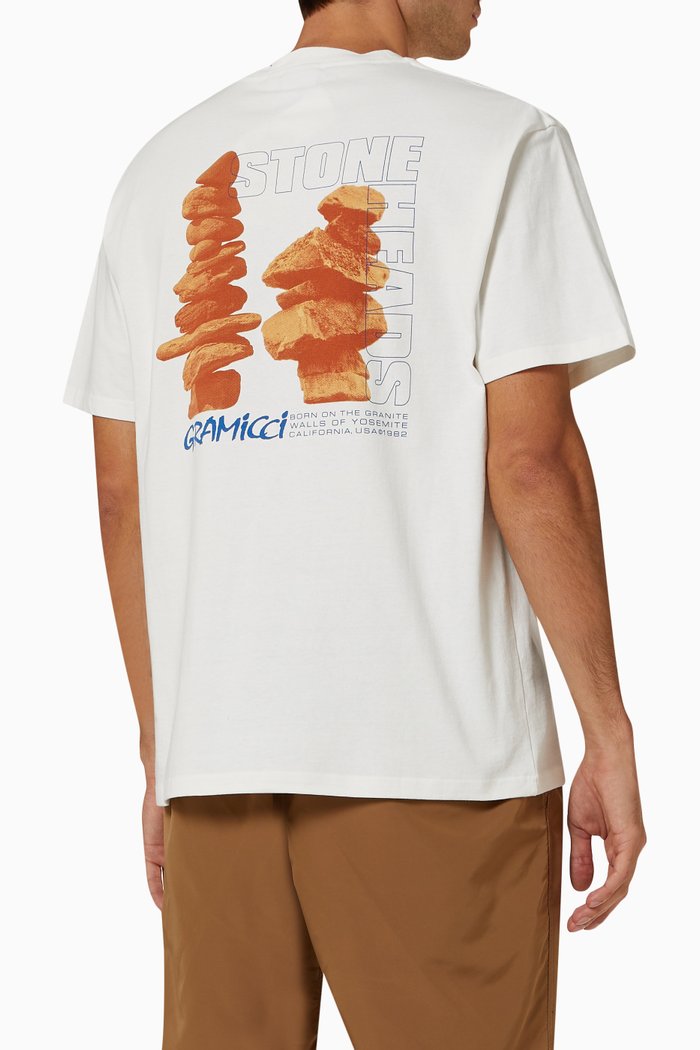 

Stoneheads T-shirt in Cotton Jersey, White