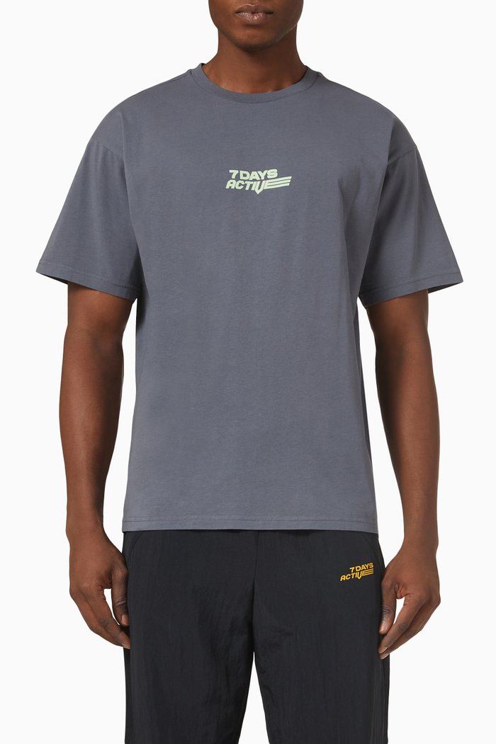 

Korean OT T-shirt in Organic Cotton, Black