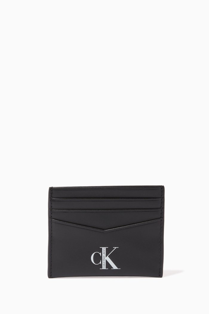 

Sport Essentials Card Holder in Leather, Black