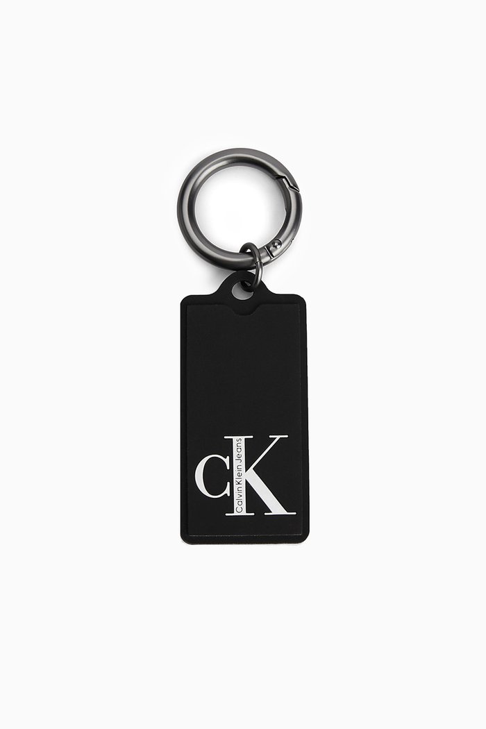 

Logo Keyring in Rubber, Black