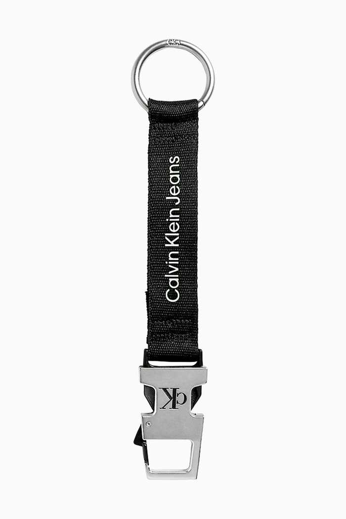 

Urban Explorer Logo Keyring in Recycled Nylon, Black