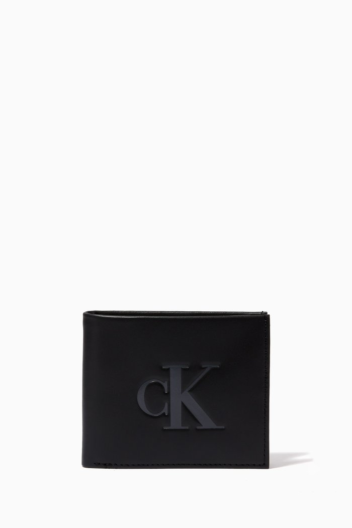 

Billfold Wallet in Faux Leather, Black