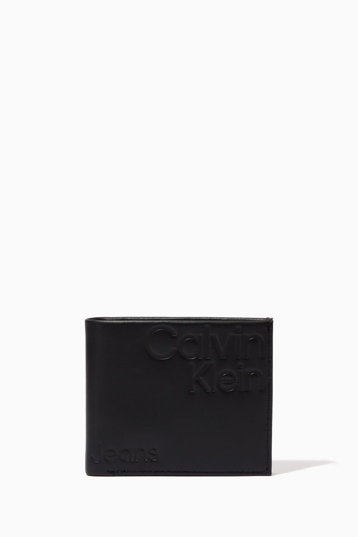 

Billfold Wallet in Faux Leather, Black