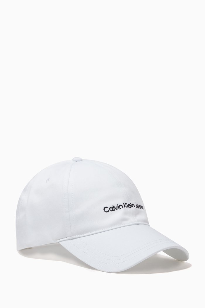 

Logo Cap in Organic Cotton Twill, White