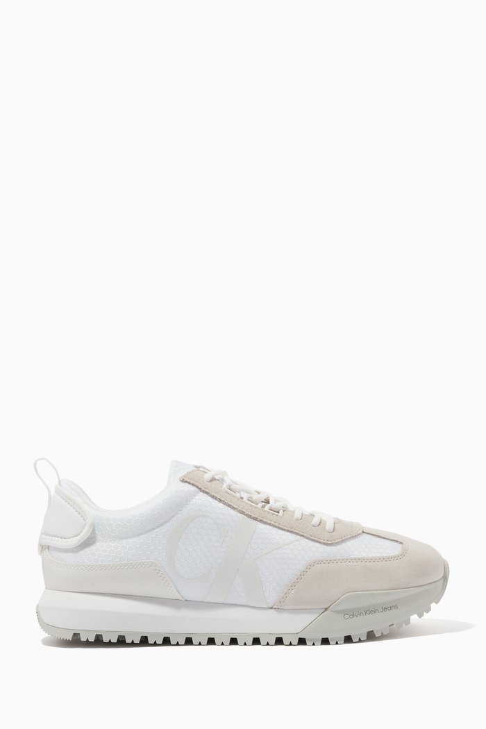 

Toothy Runner Sneakers in Recycled Polyester, White