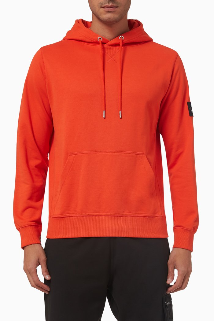 

Hoodie in Organic Cotton, Orange