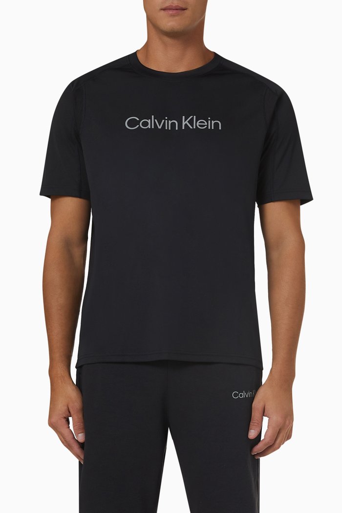 

Gym T-shirt in Recycled Polyester, Black