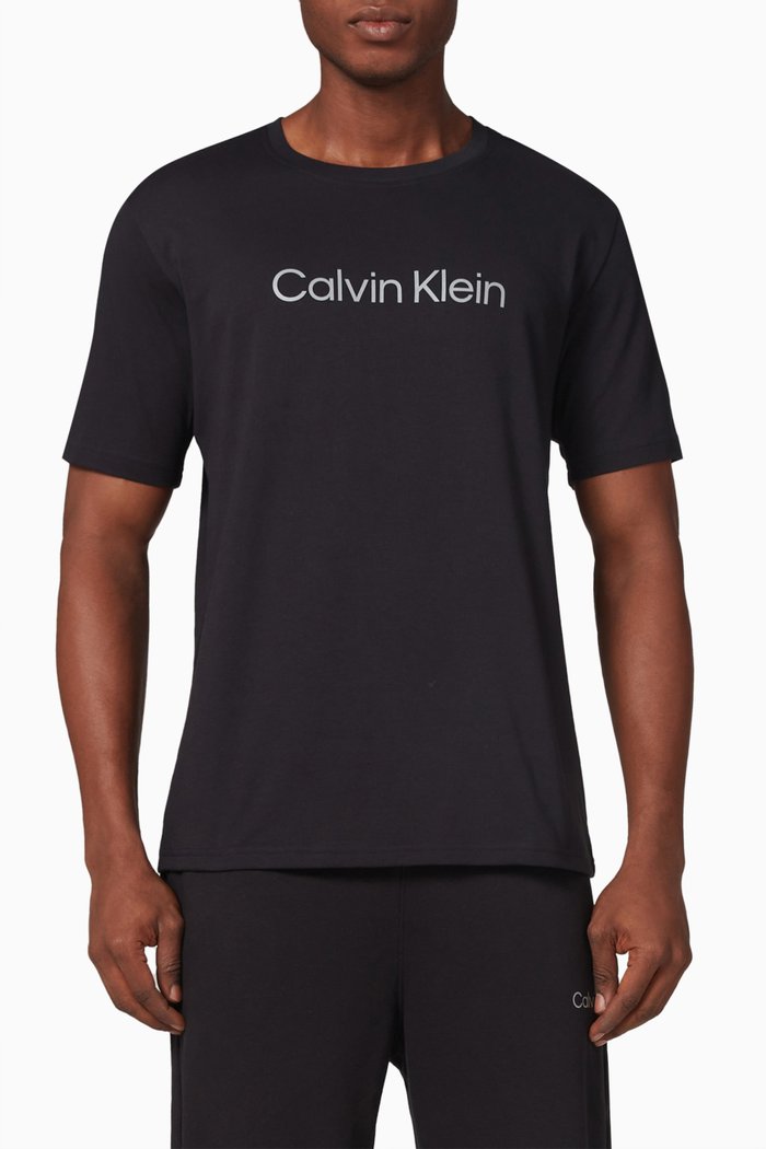 

Logo Gym T-shirt in Cotton-blend, Black