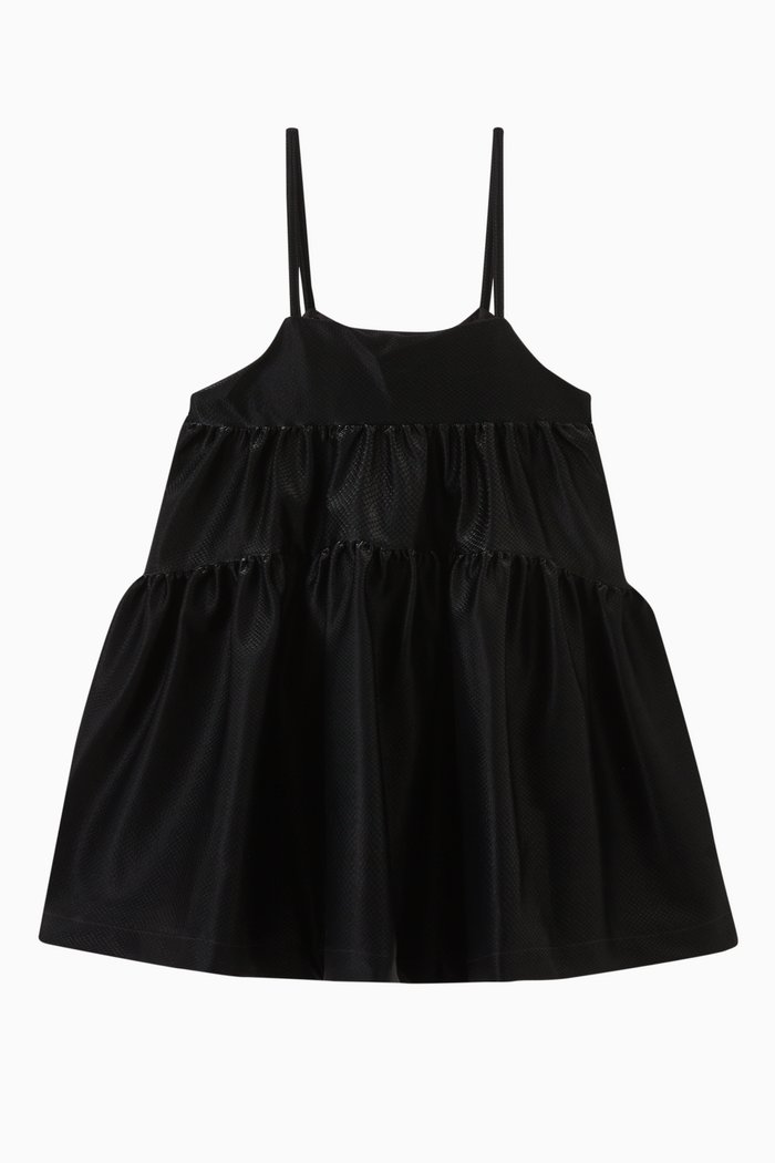 

Snake Skin Dress in Synthetic Leather, Black