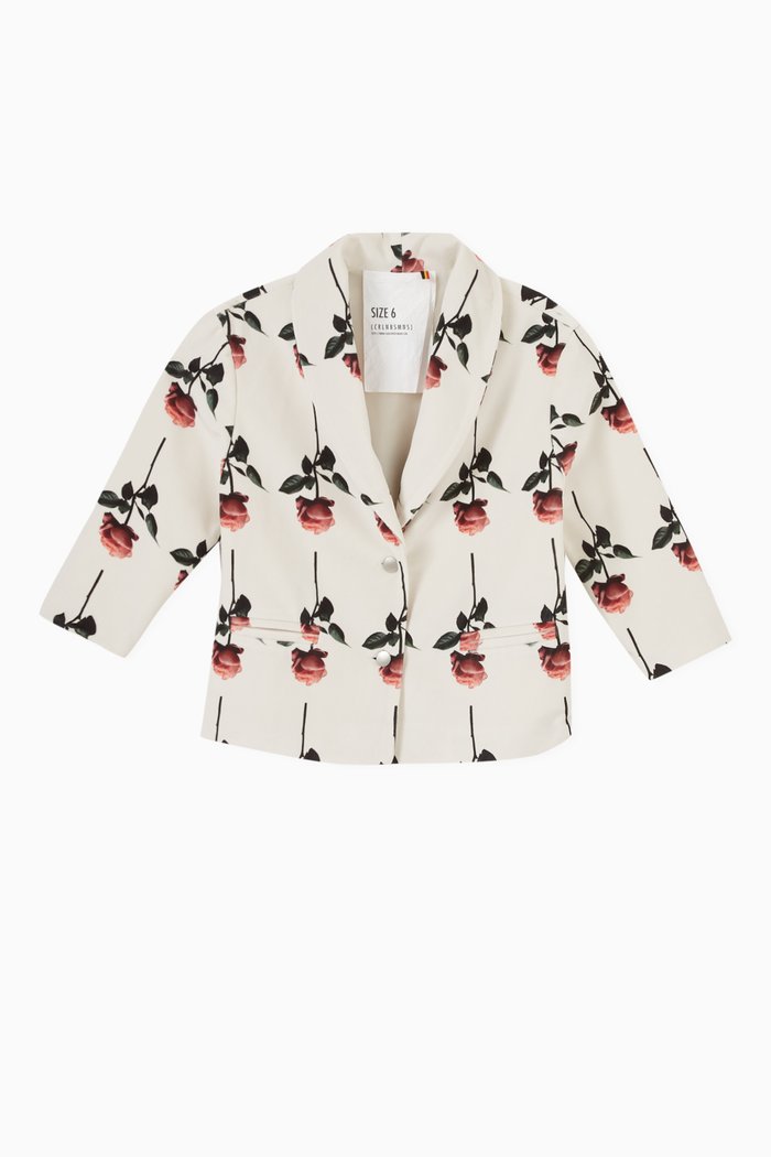 

Rose Blazer in Polyester, Pink