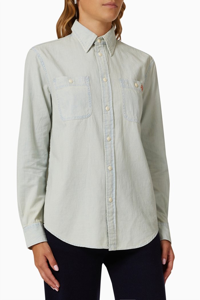 

Polo Bear Shirt in Cotton, Neutral