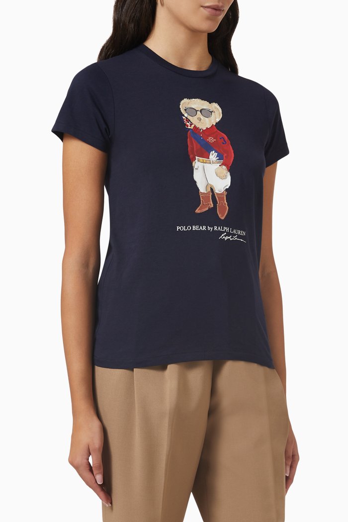 

Jockey Polo Bear T-shirt in Cotton-jersey, Black