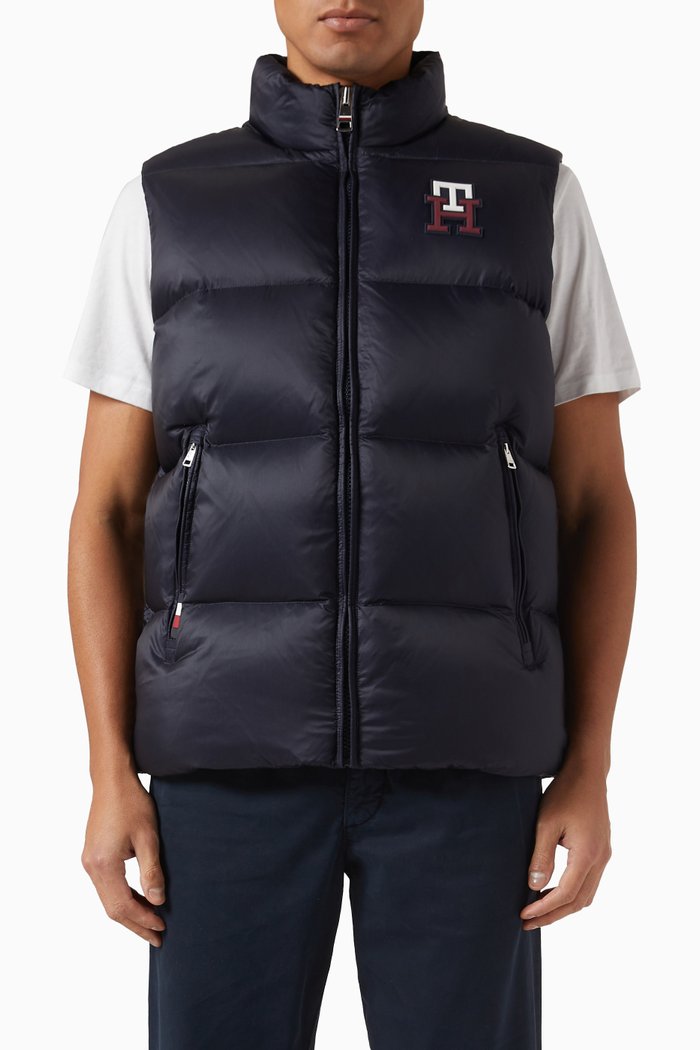 

Zero Gravity Vest in Padded Nylon, Blue