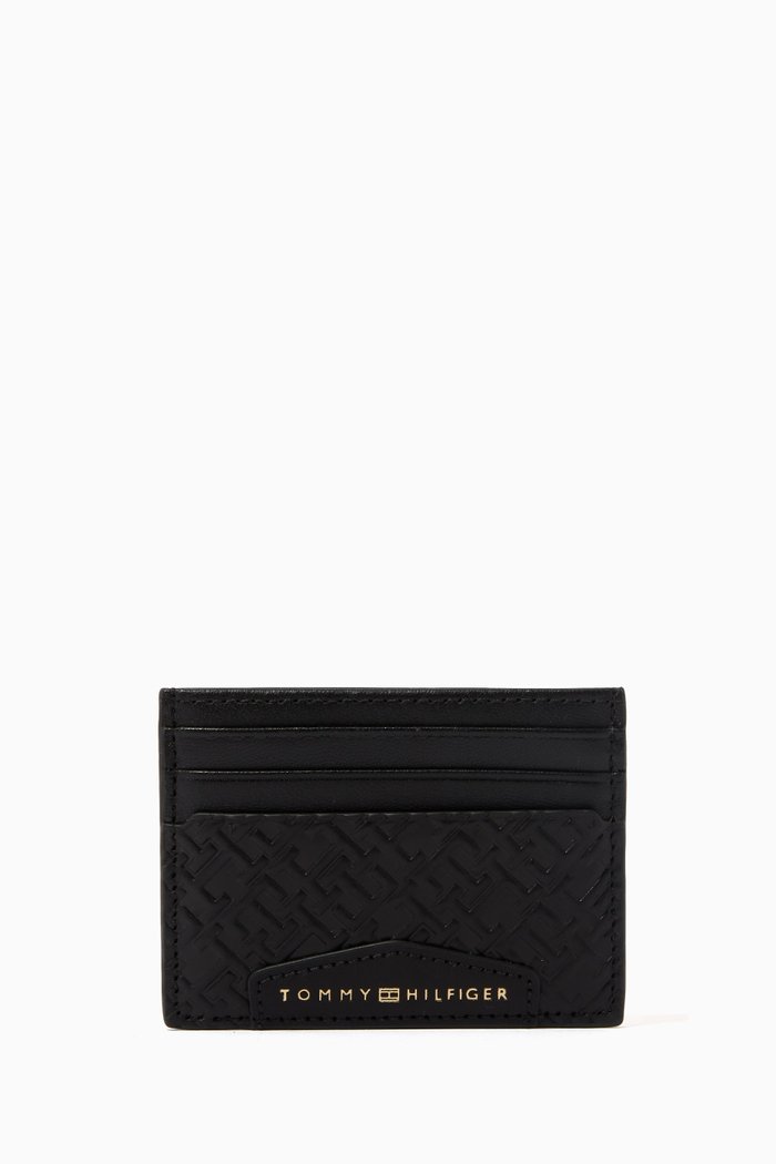 

Premium Commuter Card Holder in Leather, Black