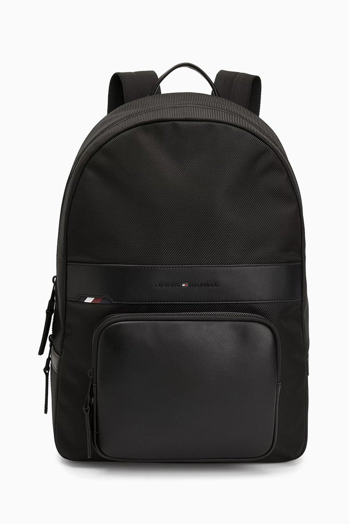 

1985 Collection Logo Backpack in Recycled Fabric, Black
