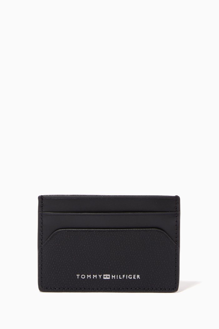 

Business Card Holder in Leather, Black