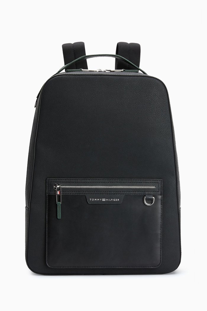 

TH Business Backpack in Leather, Black