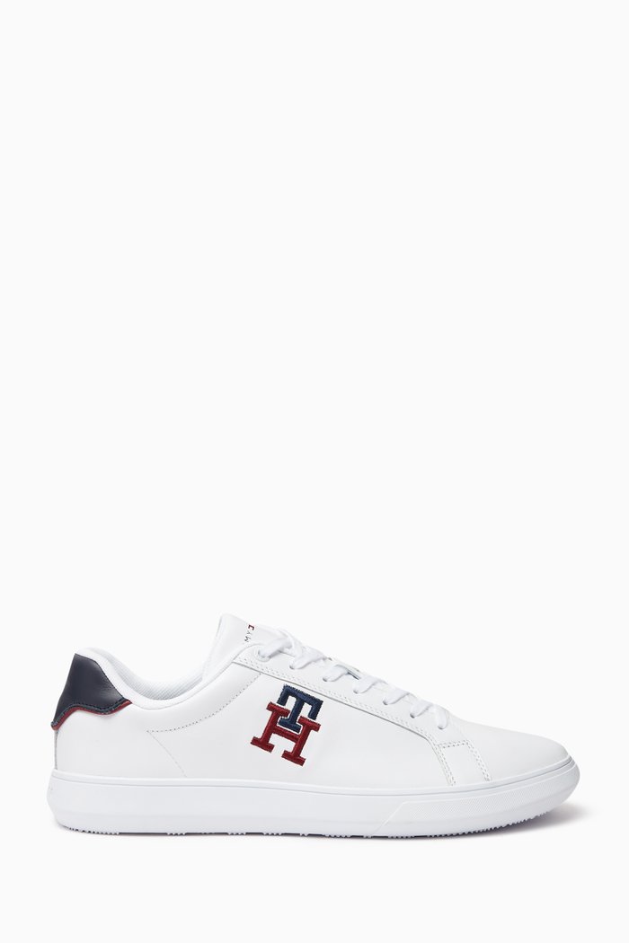 

Monogram Sneakers in Leather, White