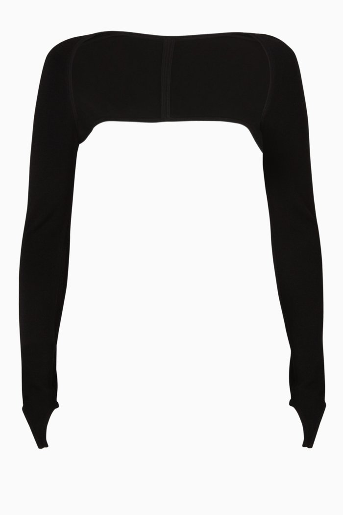 

Density Bolero in Viscose Knit, Black