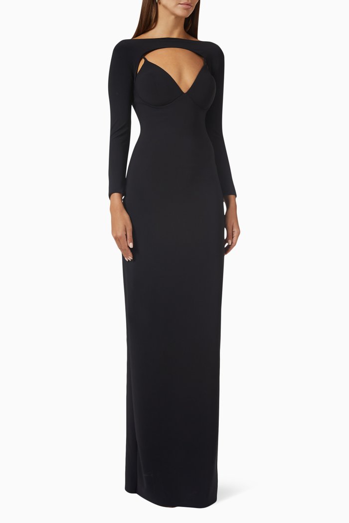 

Amelia Dress in Jersey, Black
