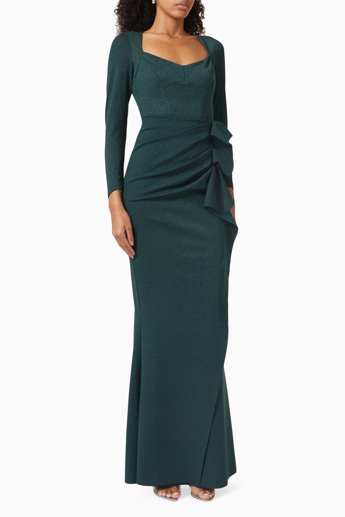 

Lujan Sugar Mermaid Gown in Stretch-jersey, Green