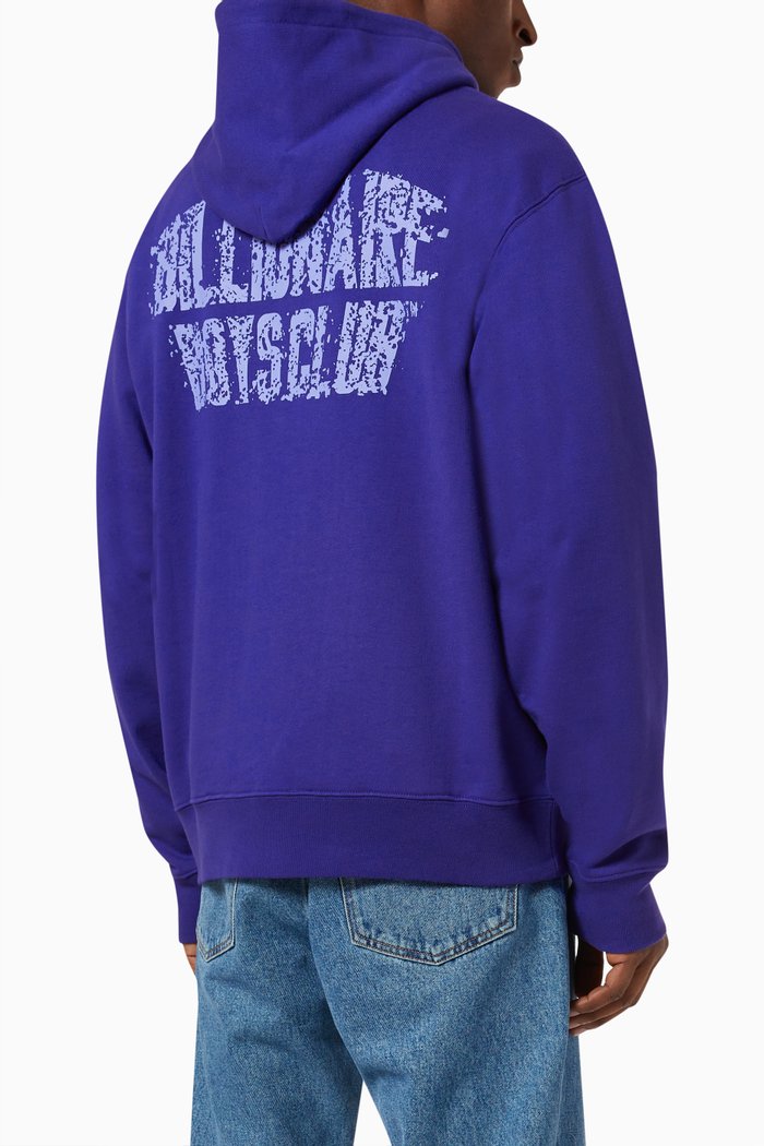 

Static Hoodie in Cotton Terry, Purple