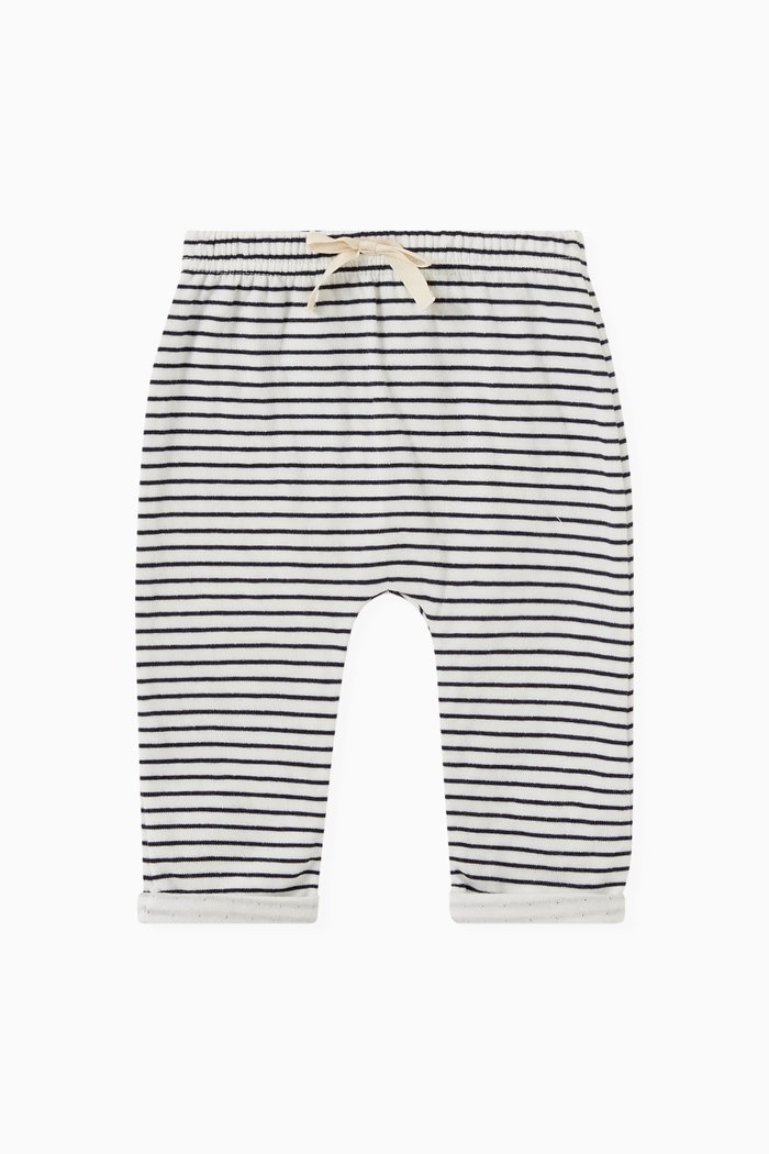 

Striped Pants in Cotton, Blue