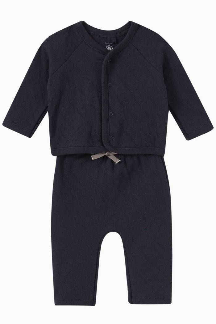 

Pyjama Set in Cotton, Blue