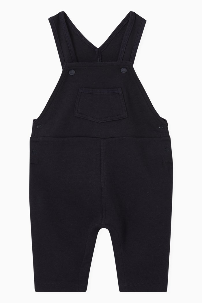

Pocket Dungaree in Cotton, Blue