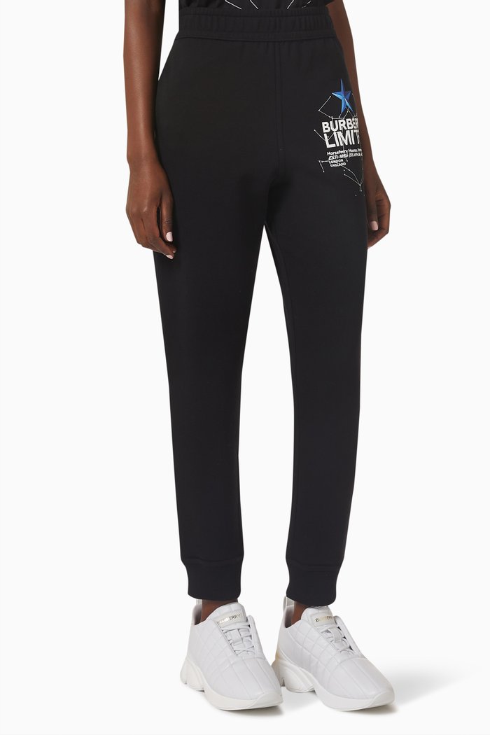 

Constellations-print Sweatpants in Cotton, Black
