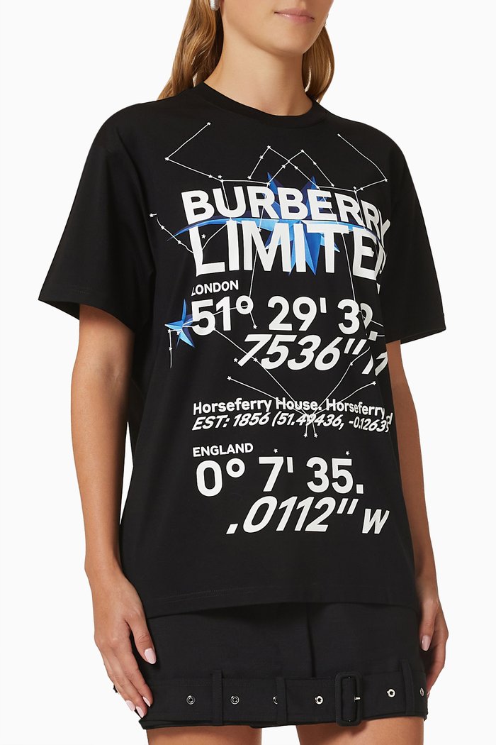 

Carrick Star Logo T-shirt in Cotton-jersey, Black