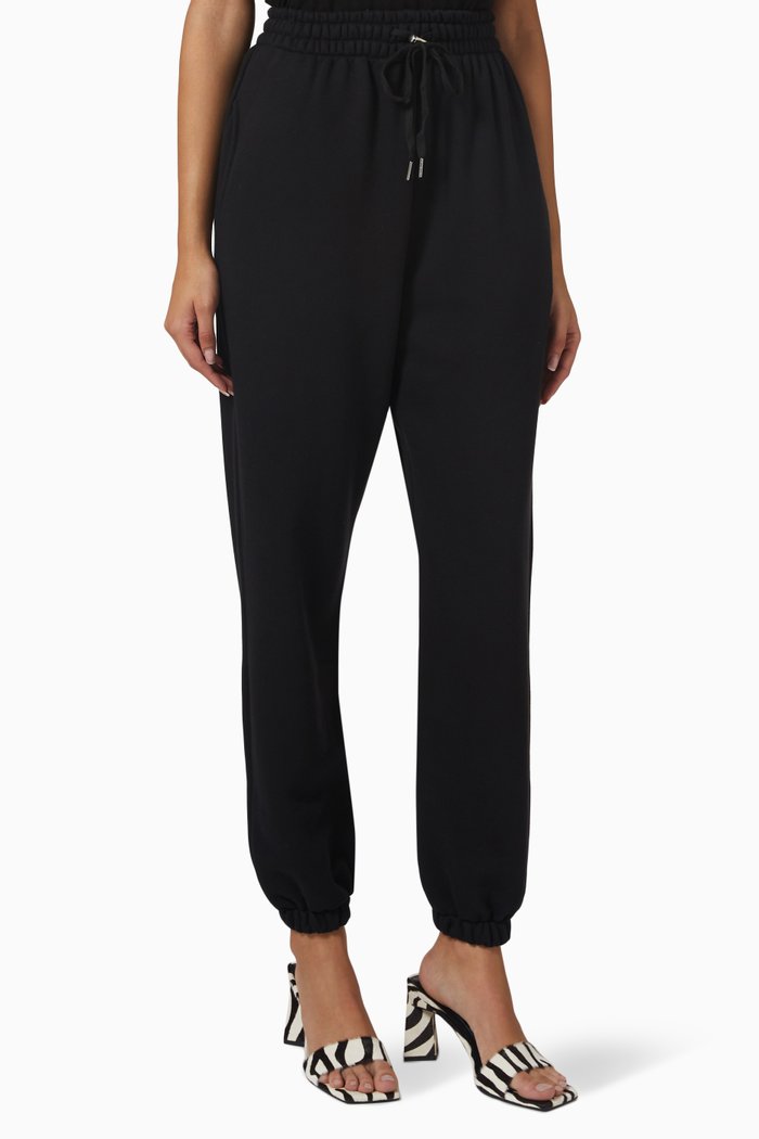 

Vanessa Sweatpants in French Terry Fleece, Black