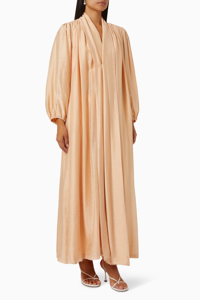 A-line Abaya, Orange