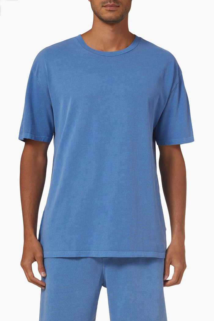 

4x4 Biggie T-shirt in Cotton, Blue