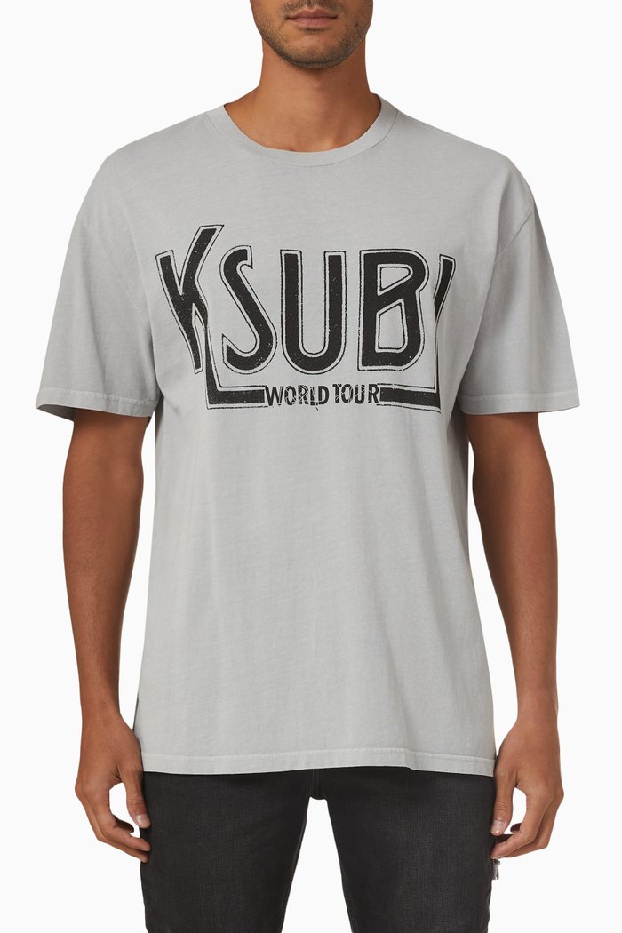 

Ticket Biggie T-shirt in Cotton, Grey