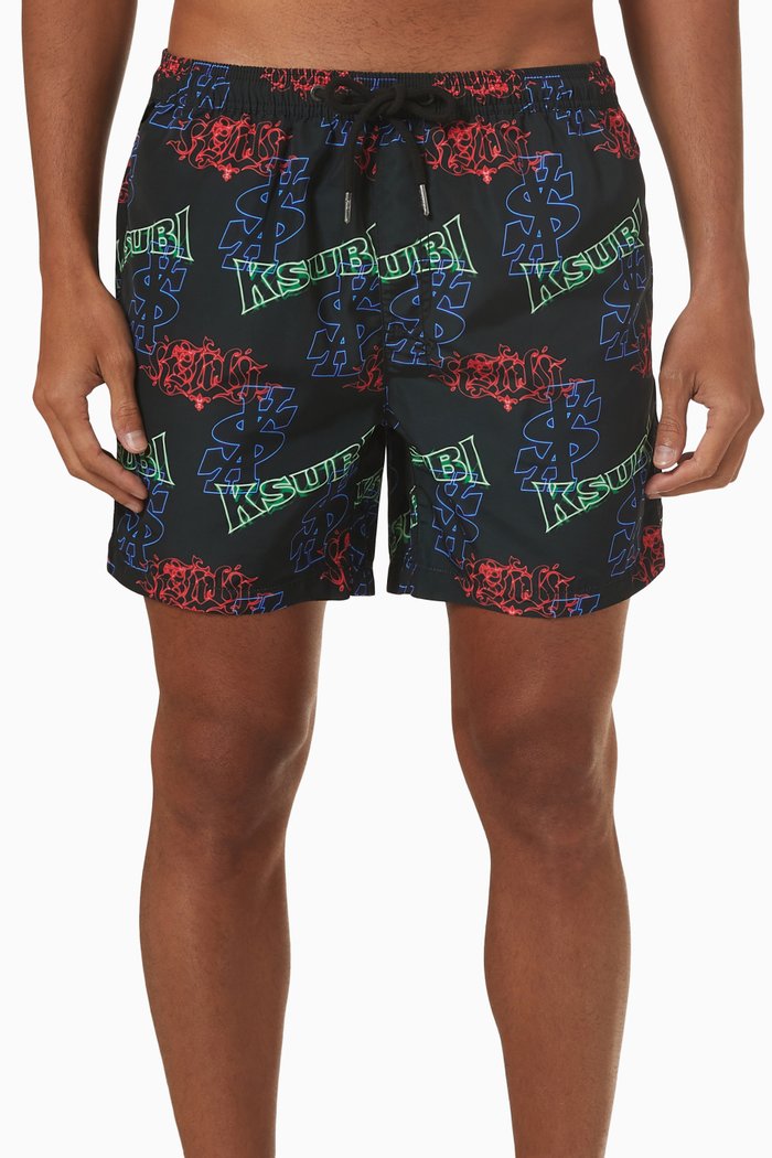 

Glow Board Shorts in Nylon, Multicolour
